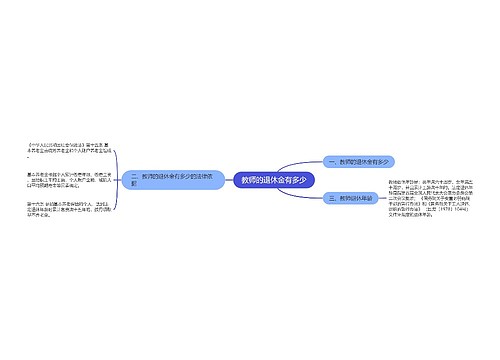 教师的退休金有多少