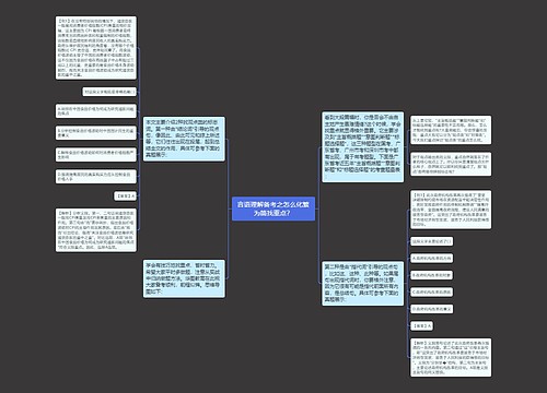 言语理解备考之怎么化繁为简找重点？