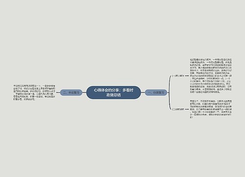 心得体会的分享：多看时政做总结