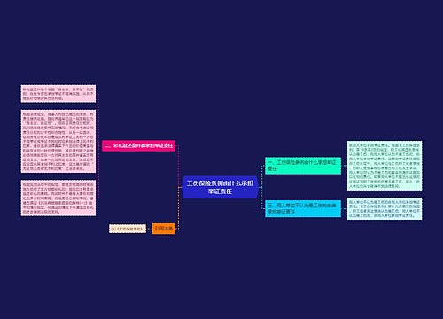 工伤保险条例由什么承担举证责任