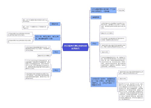 2022国考行测立体拼合的实用技巧