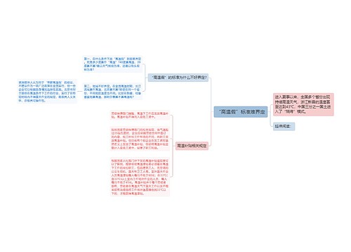 “高温假”标准难界定