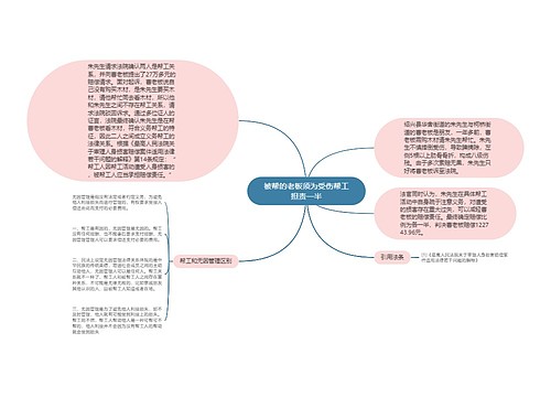 被帮的老板须为受伤帮工担责一半