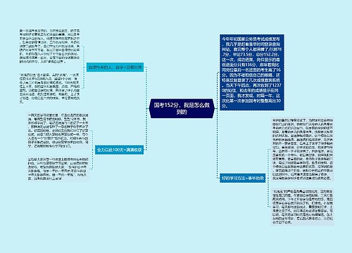 国考152分，我是怎么做到的