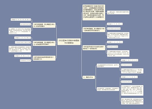 2022国考行测数字推理数列问题解锁