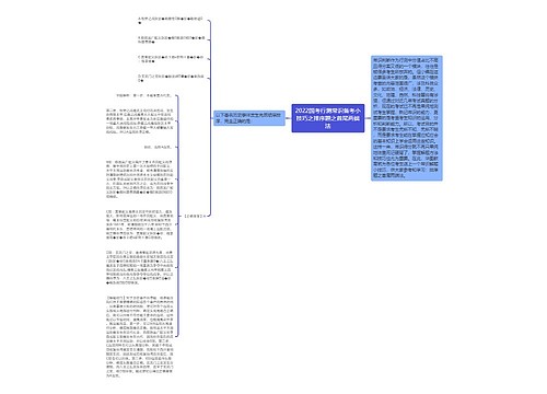 2022国考行测常识备考小技巧之排序题之首尾两端法