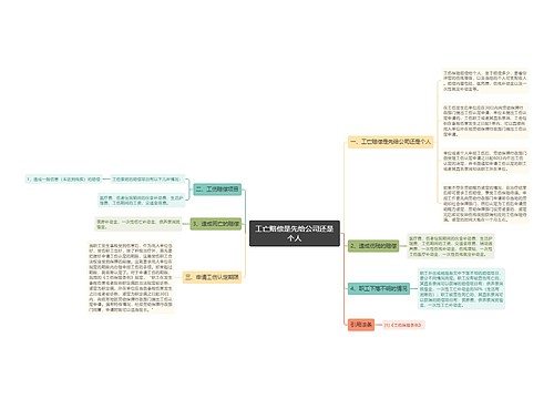 工亡赔偿是先给公司还是个人