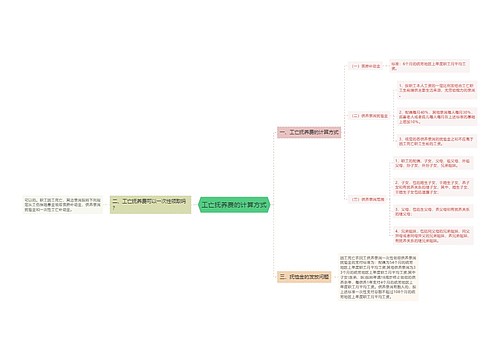 工亡抚养费的计算方式