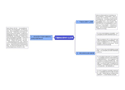 不缴纳社保有什么后果