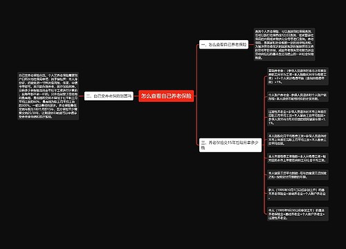 怎么查看自己养老保险