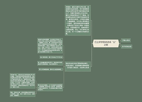 已上岸学员讲述成“公”之路