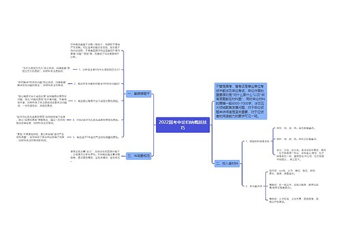 2022国考申论归纳概括技巧