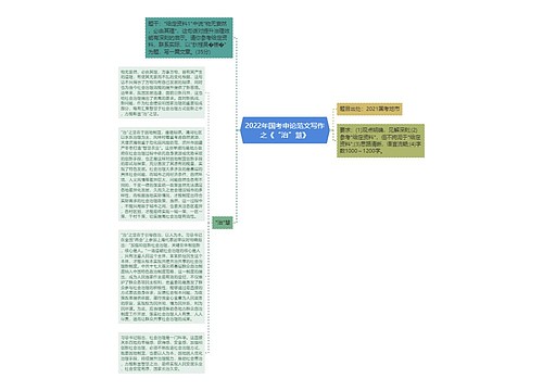 2022年国考申论范文写作之《“治”慧》