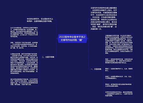 2022国考申论备考干货之文章写作如何取“睛”