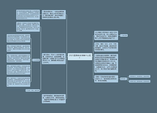 2021国面前该准备什么呢？