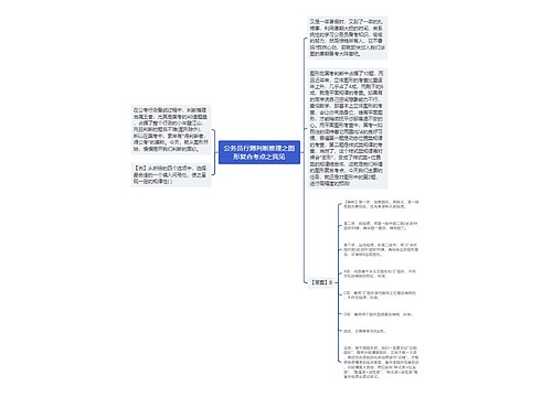 公务员行测判断推理之图形复合考点之我见