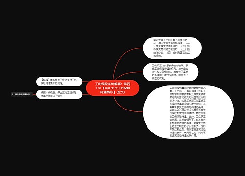 工伤保险条例解释:第四十条【停止支付工伤保险待遇情形】(全文) 工伤保险条例解释:第四十条【停止支付工伤保险待遇情形】(全文)