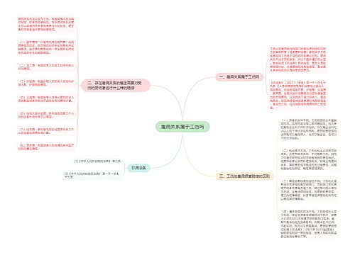 雇用关系属于工伤吗