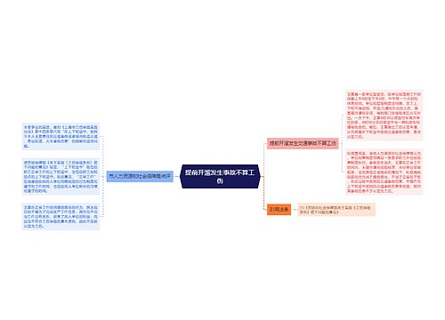 提前开溜发生事故不算工伤