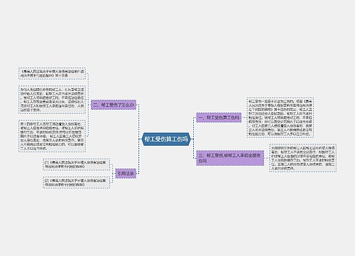 帮工受伤算工伤吗