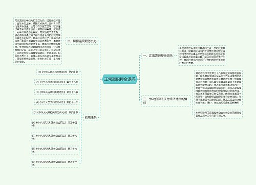 正常离职押金退吗