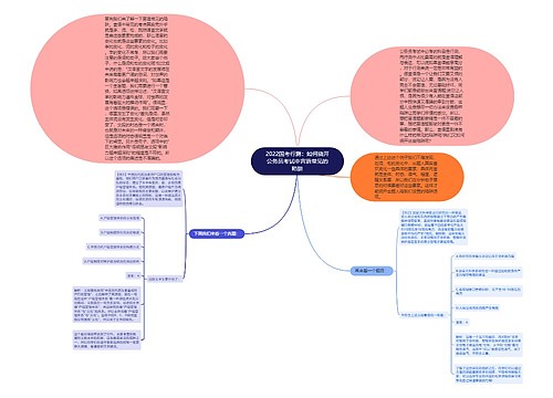 2022国考行测：如何绕开公务员考试中言语常见的陷阱