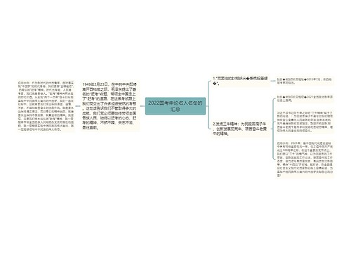 2022国考申论名人名句的汇总