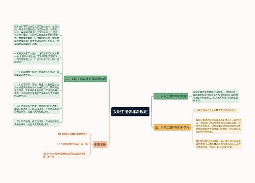 女职工退休年龄规定