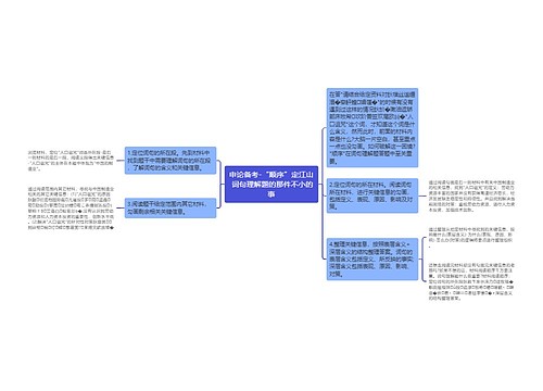 申论备考-“顺序”定江山 词句理解题的那件不小的事