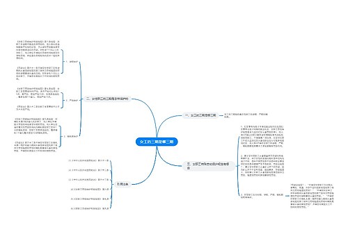 女工的三期是哪三期