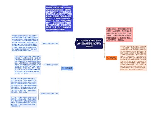 2022国考申论备考之评价分析题的解题思路以及注意事项