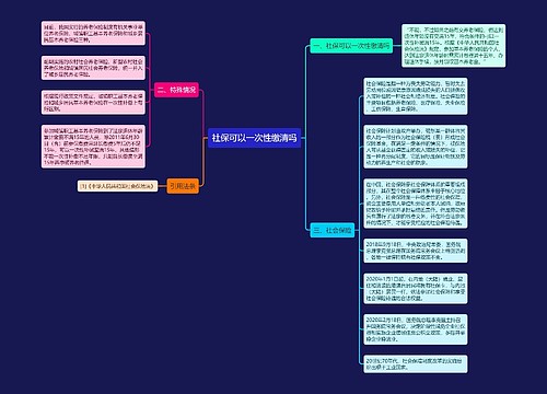 社保可以一次性缴清吗