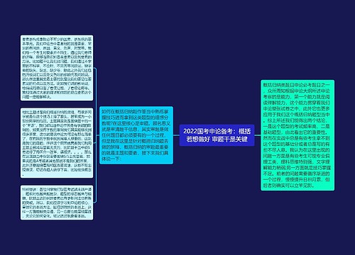 2022国考申论备考：概括若想做好 审题干是关键