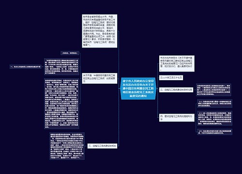 遂宁市人民政府办公室印发市农办市劳务办关于开通中国劳务网暨农民工跨地区就业远程见工系统实施意见的通知