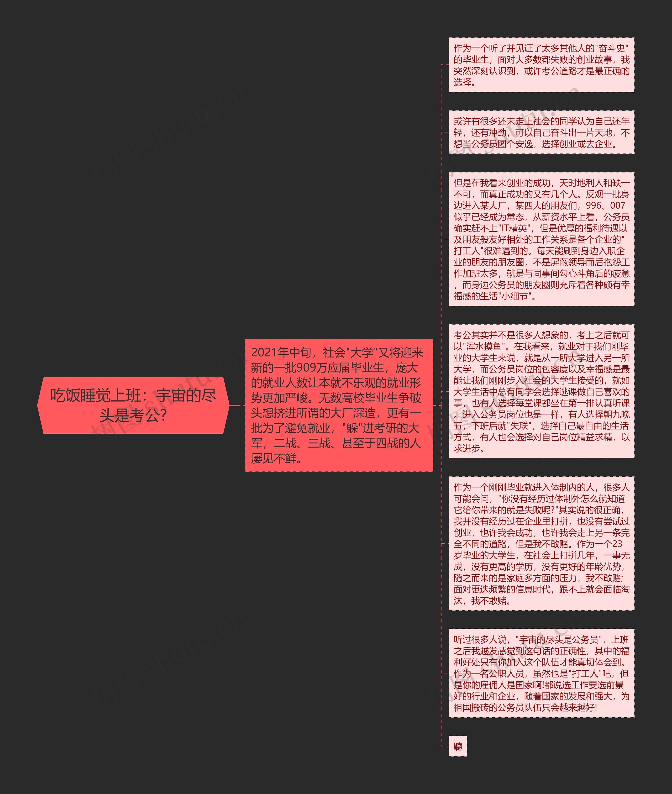 吃饭睡觉上班：宇宙的尽头是考公?