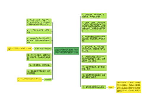 没签劳动合同？收集下面15条证据即可证明劳动关系