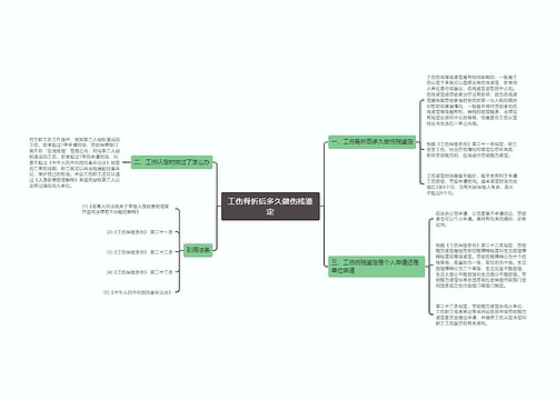 工伤骨折后多久做伤残鉴定