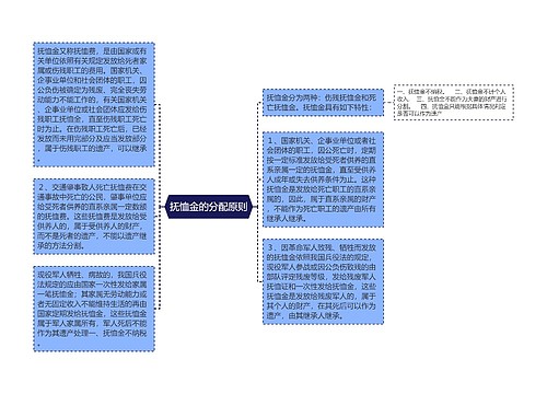 抚恤金的分配原则