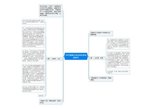 2022国家公务员申论考试的技巧