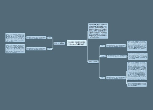 2022国考行测图形推理中数字与字母解题技巧