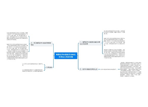 离职经济补偿按劳动者在本单位工作的年限