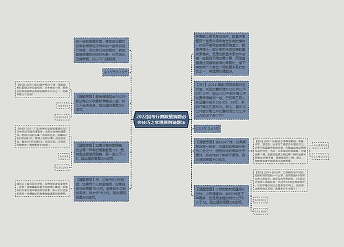 2022国考行测数量猜题必会技巧之常理原则猜题法