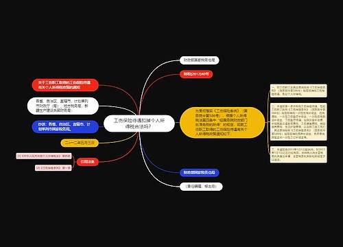 工伤保险待遇扣掉个人所得税合法吗？