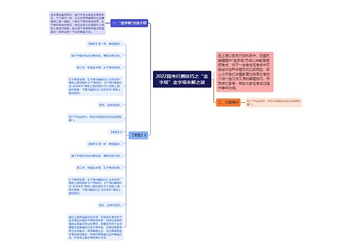 2022国考行测技巧之“金字塔”金字塔未解之谜