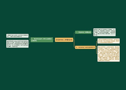 劳动纠纷二审要去吗