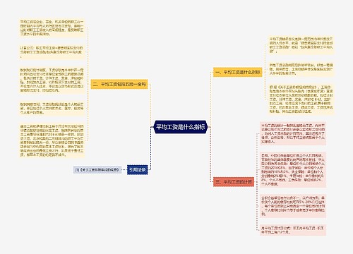 平均工资是什么指标