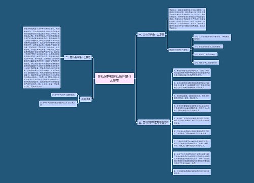 劳动保护和劳动条件是什么意思
