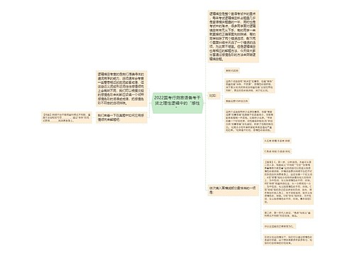 2022国考行测言语备考干货之理性逻辑中的“感性”