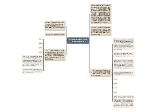 2022国考备考精选之分步概率VS分类概率