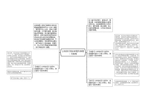 公务员行测判断图形推理：巧数角